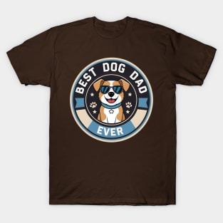 Best Dog Dad Ever – Funny Father’s Day T-Shirt